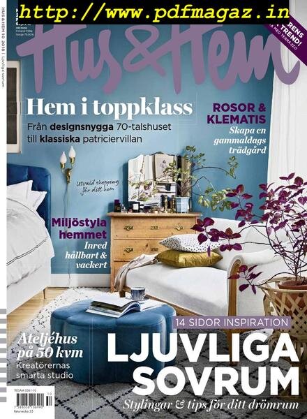 Hus & Hem – augusti 2018 Cover