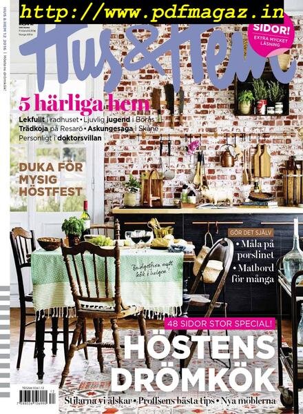 Hus & Hem – oktober 2016 Cover