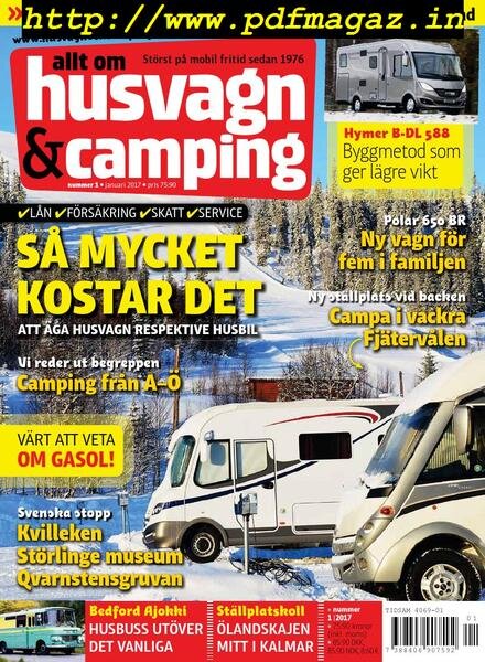 Husvagn & Camping – januari 2017 Cover