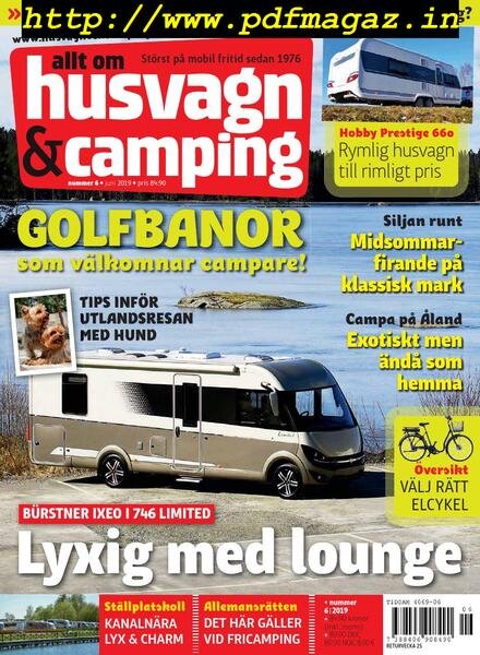 Husvagn & Camping – juni 2019 Cover