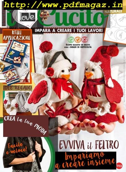 I Love Cucito – Dicembre 2017 – Gennaio 2018 Cover