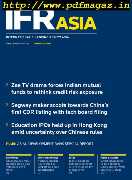 IFR Asia – April 20, 2019 Cover