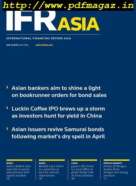 IFR Asia – May 18, 2019 Cover