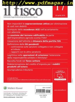 il fisco – 29 Aprile 2019