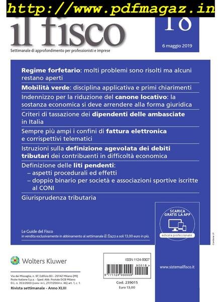 il fisco – 6 Maggio 2019 Cover