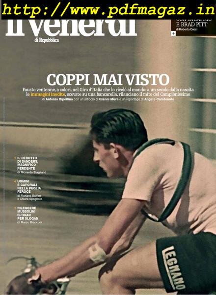 Il Venerdi di Repubblica – 10 maggio 2019 Cover