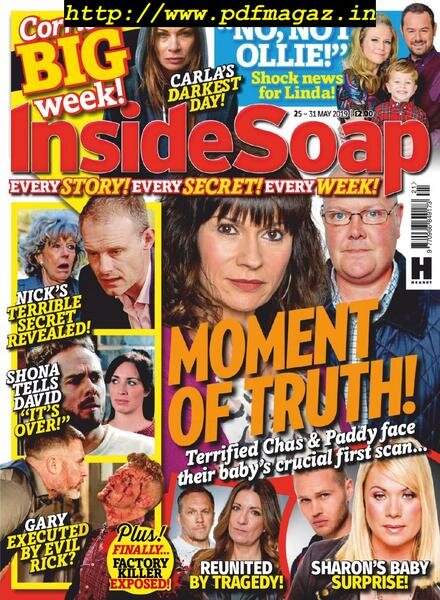 Inside Soap UK – 25 May 2019 Cover