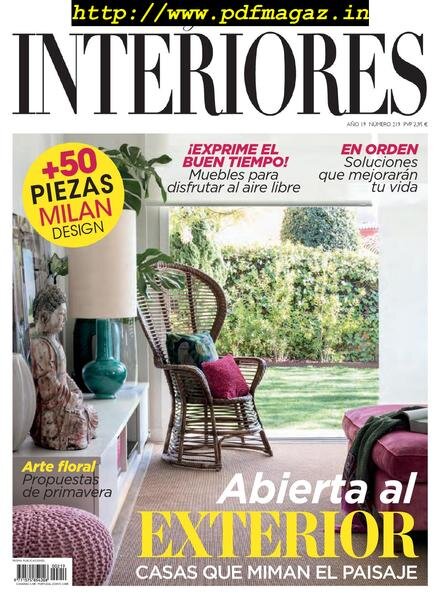 Interiores – abril 2019 Cover