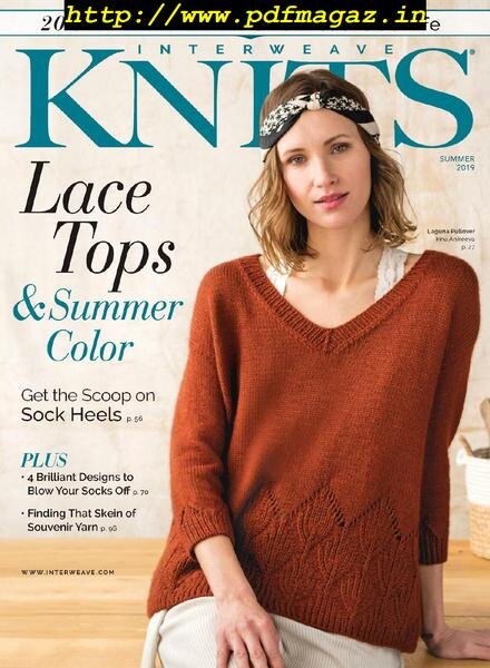 Interweave Knits – April 2019 Cover