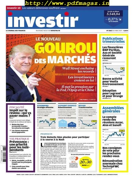 Investir – 4 Mai 2019 Cover