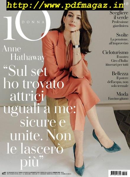 Io Donna del Corriere della Sera – 04 maggio 2019 Cover