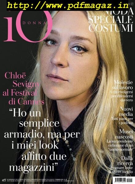 Io Donna del Corriere della Sera – 11 maggio 2019 Cover