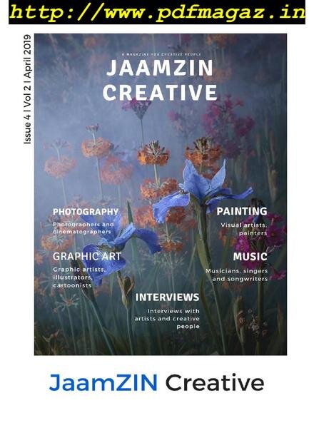 JaamZIN Creative – April 2019 Cover