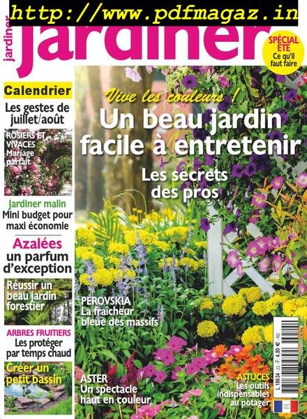 Jardiner – mai 2019 Cover