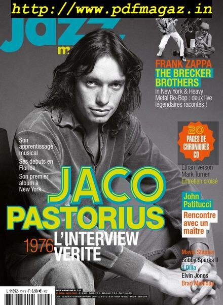 Jazz Magazine – mai 2019 Cover