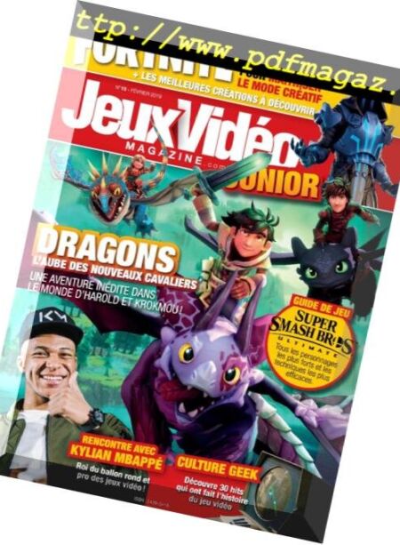 Jeux Video Magazine Junior – fevrier 2019 Cover