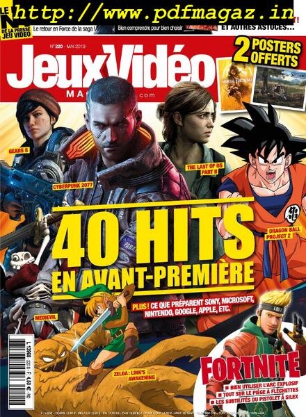 Jeux Video Magazine – mai 2019 Cover