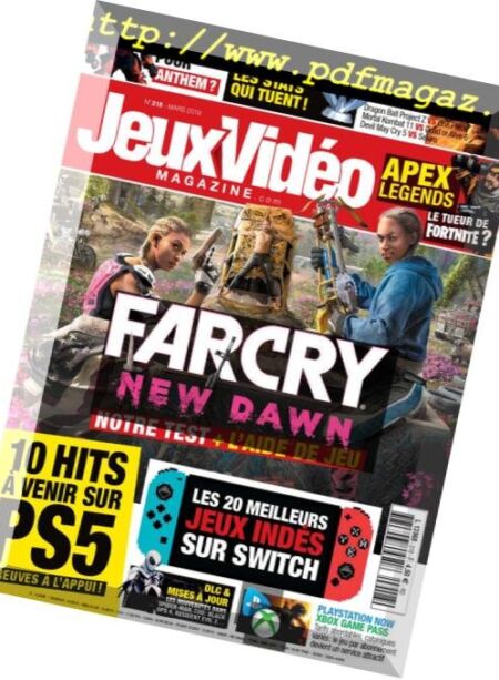 Jeux Video Magazine – mars 2019 Cover