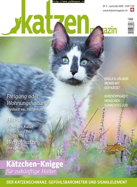 Katzen Magazin – Mai 2019 Cover