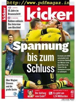 Kicker – 13 Mai 2019