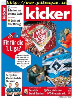 Kicker – 15 April 2019