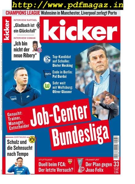 Kicker – 18 April 2019 Cover