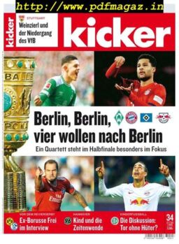 Kicker – 23 April 2019