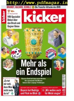Kicker – 23 Mai 2019