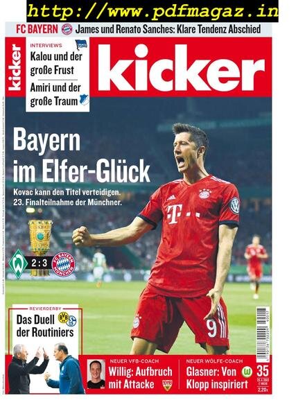 Kicker – 25 April 2019 Cover