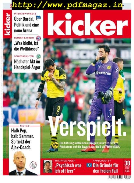 Kicker – 6 Mai 2019 Cover
