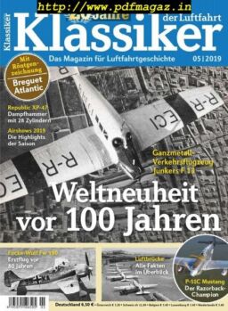 Klassiker der Luftfahrt – Nr 5, 2019