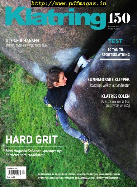 Klatring – april-mai 2019 Cover