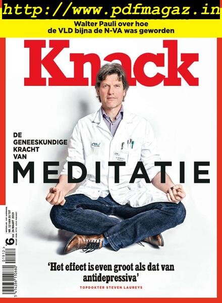 Knack Belgium – 20 Maart 2019 Cover