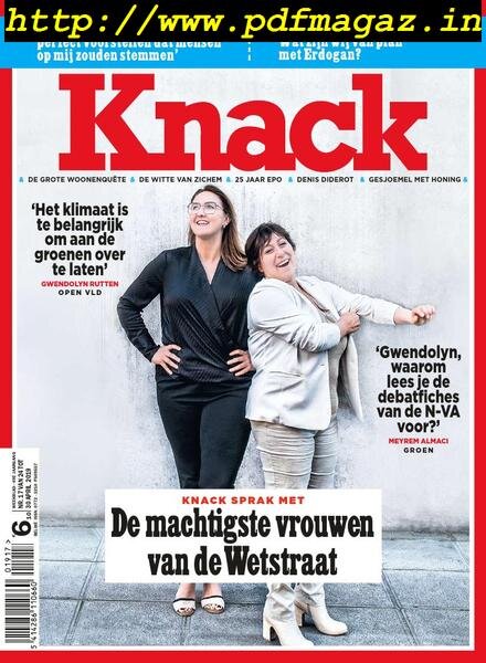 Knack Belgium – 24 April 2019 Cover