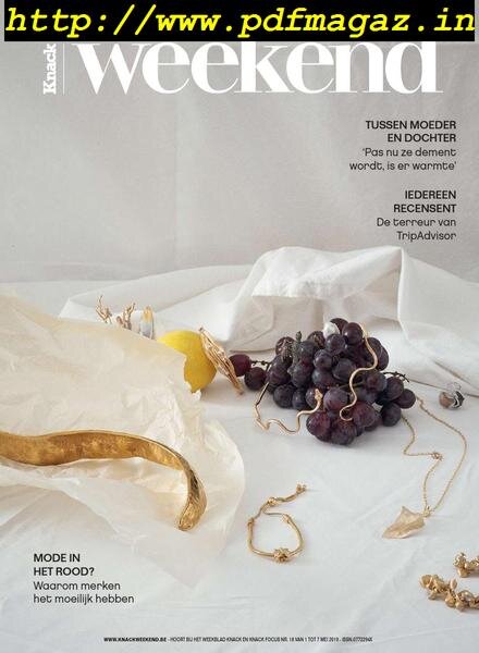 Knack Weekend – 1 Mei 2019 Cover