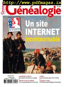 La Revue francaise de Genealogie – Avril-Mai 2019