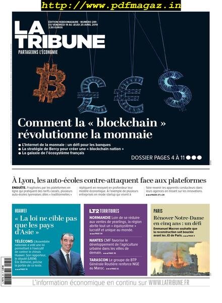 La Tribune – 19 Avril 2019 Cover
