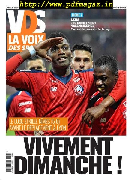 La Voix des Sports Flandres – 29 avril 2019 Cover