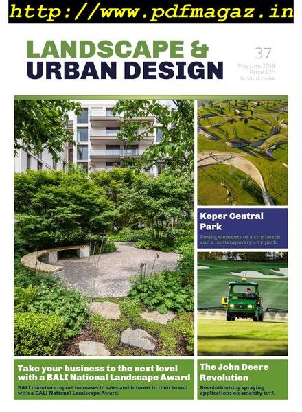 Landscape & Urban Design – May-June 2019 Cover