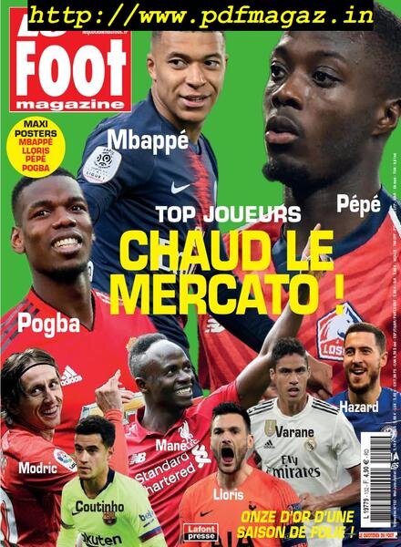 Le Foot Magazine – mai 2019 Cover