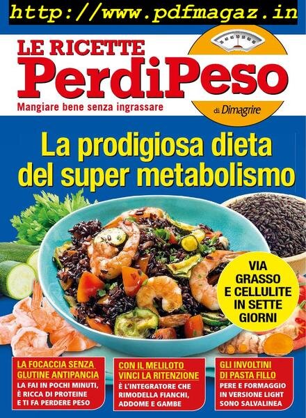 Le Ricette PerdiPeso – Maggio 2019 Cover