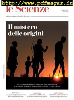 Le Scienze – Maggio 2019