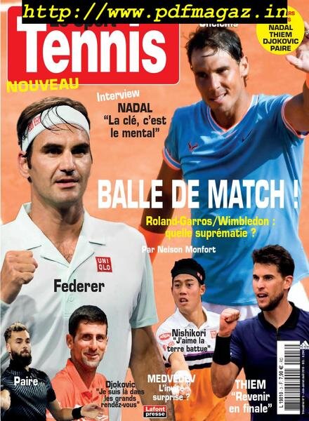 Le Sport Tennis – juin 2019 Cover