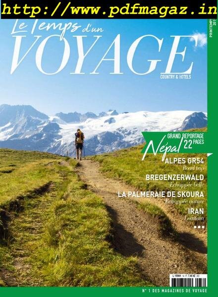 Le Temps d’un Voyage – Printemps 2019 Cover