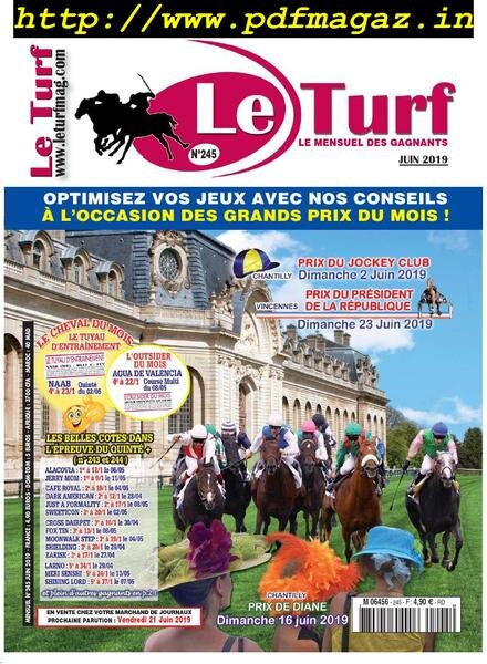 Le Turf – juin 2019 Cover