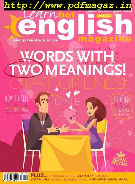 Learn Hot English – Issue 203, April 2019 Cover