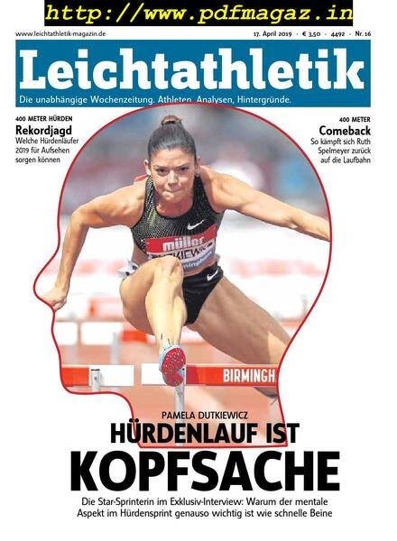Leichtathletik – 17 April 2019 Cover