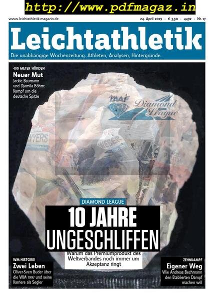 Leichtathletik – 24 April 2019 Cover
