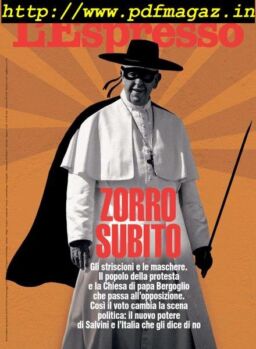 L’Espresso – 26 maggio 2019