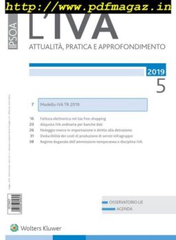 L’IVA – Maggio 2019